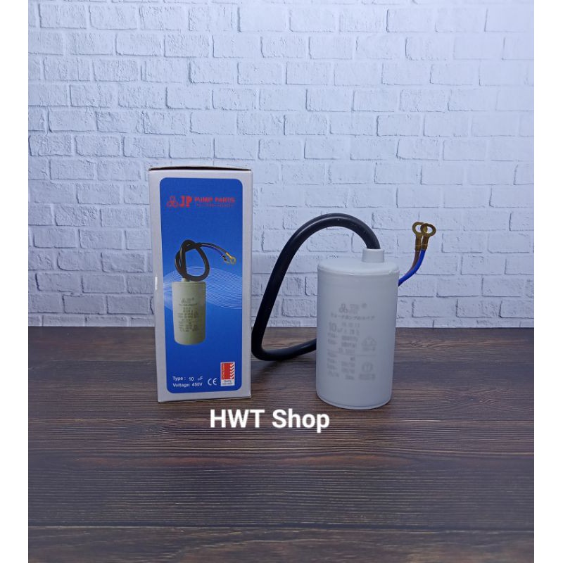 Kapasitor 10 Uf 450v JP ~ Capacitor 10 Uf 450v ~ Kapasitor Pompa Air