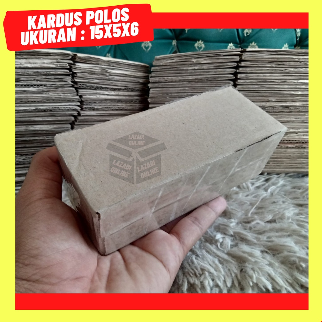 

kardus dus Polos 15x5x6 box kotak packing pack peking paking murah termurah terlaris