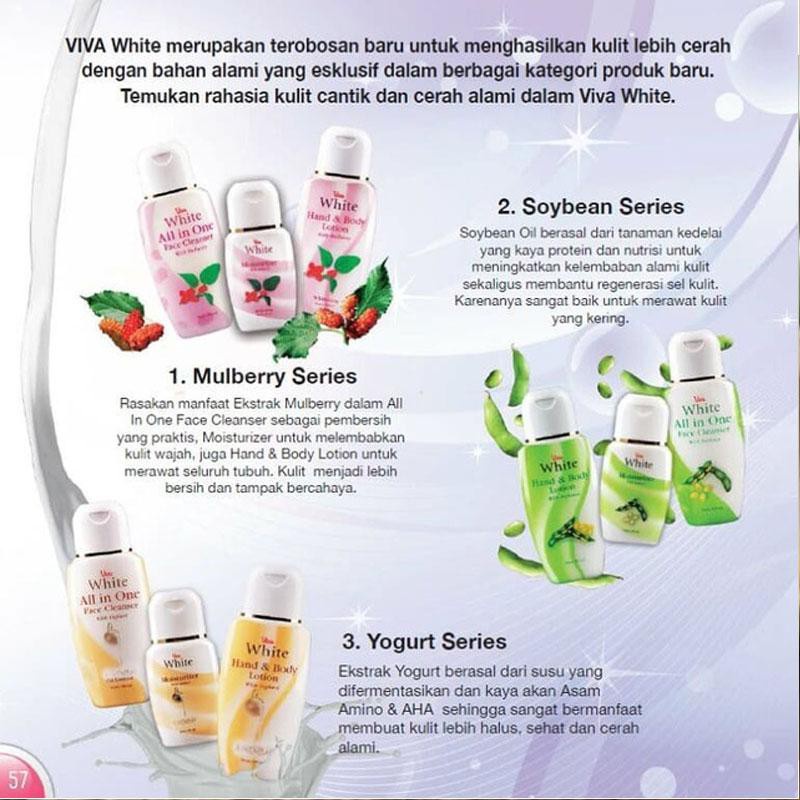 *galerybeautysemarang* Viva White Moisturizer 30ml Travel Size (Mulberry / Yogurt / Soybean)