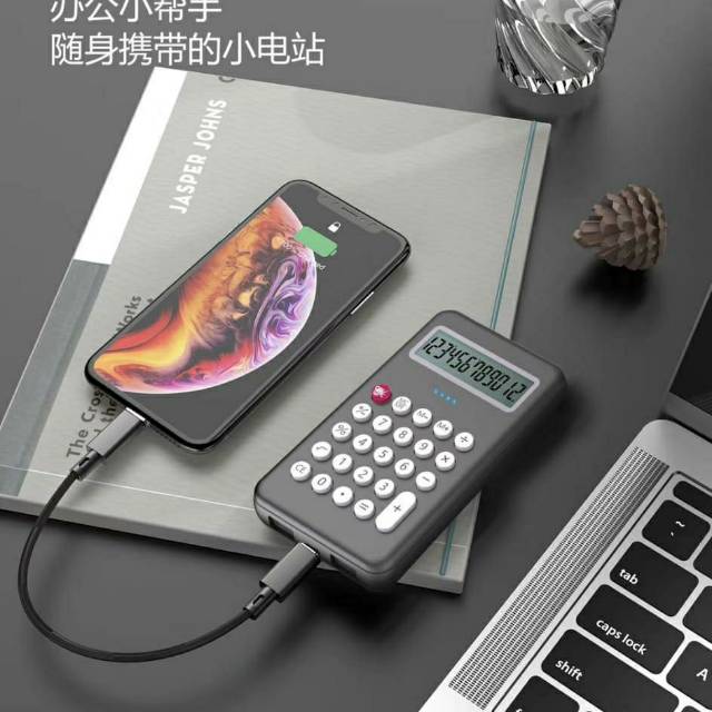 Kalkulator Plus Powerbank 8000MAH 2USB