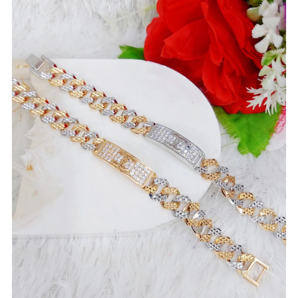 Gelang tangan Permata xuping lapis emas 019