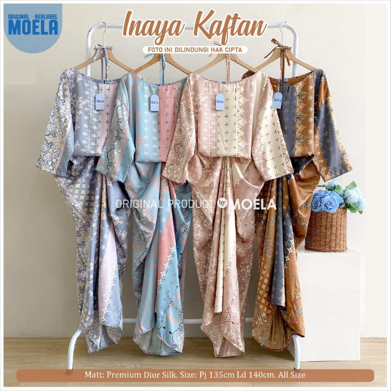 Inaya Kaftan By Moela Hijab / Popi #2 Dress by Moela