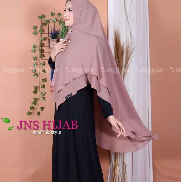 Promo Minggu Ini ||
InY khimar LV standar hijab ceruty 2 layer/khimar syari ori jns ||Harga@terkini