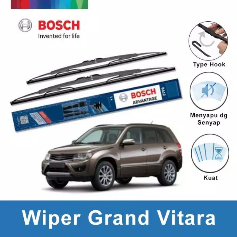 Paket Wiper Bosch Advantage Mobil Grand Vitara