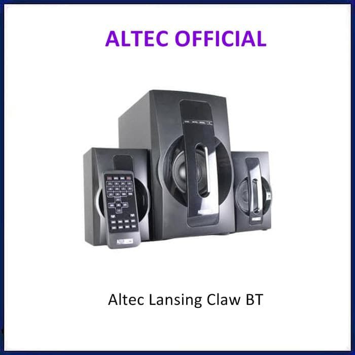 Altec Lansing CLAWBT 2.1 Bluetooth Speaker System Claw BT MR33158 Black