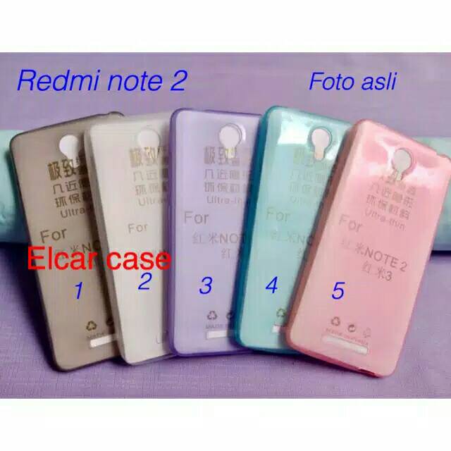 softcase xiaomi redmi note 2