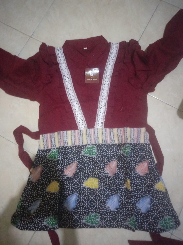 Batik Wanita Asj Sa Hrb026 Kenongo Kemeja Tosca Pendek