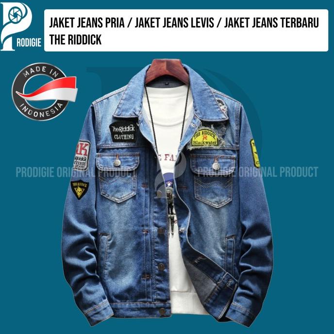 Jaket Jeans Pria / Jaket Jeans Levis / Jaket Jeans Terbaru THE RIDDICK