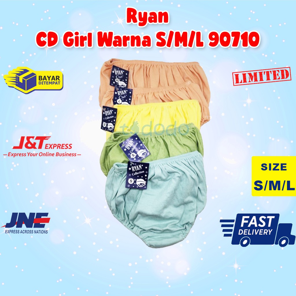 Ryan CD Girl Warna S/M/L 90710 - Celana DAlam Anak Perempuan