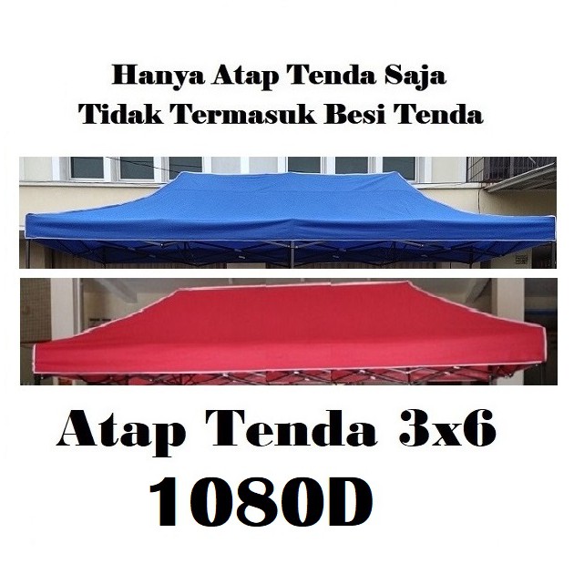 Atap Tenda 3x6 Bahan Polyester 1080D