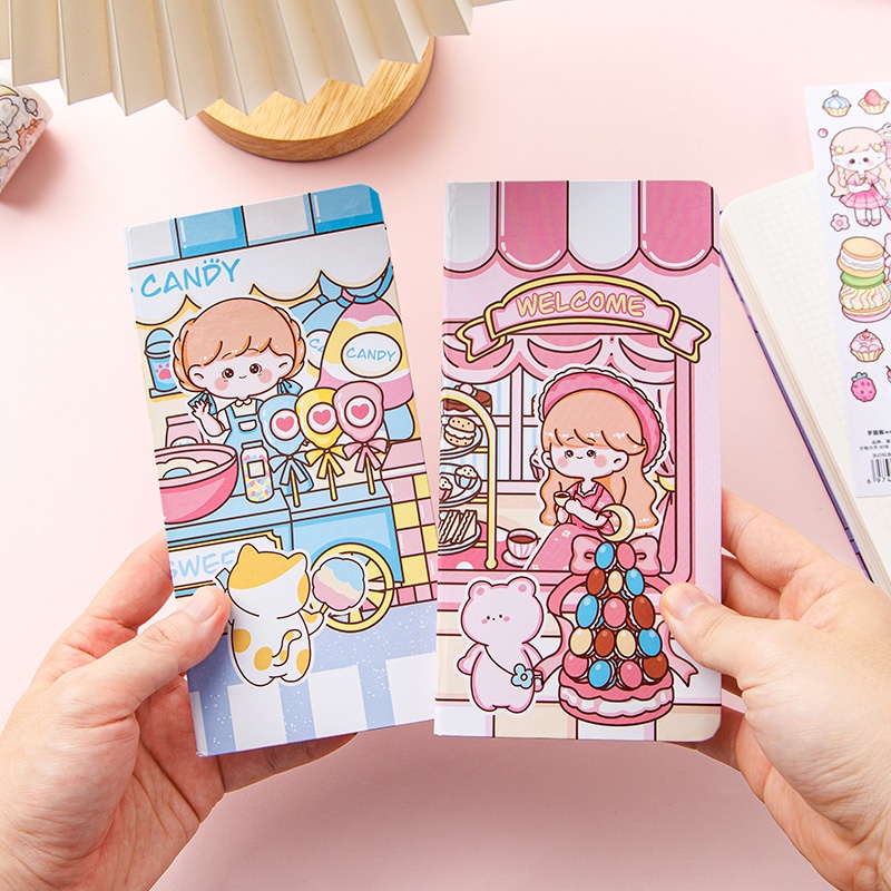 80 Lembar Buku Agenda Mingguan Motif Kartun Untuk Pelajar