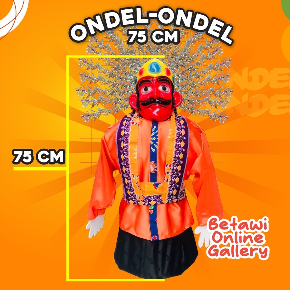 Ondel Ondel 75 Cm / Ondel Ondel Mainan Anak/ Ondel Ondel