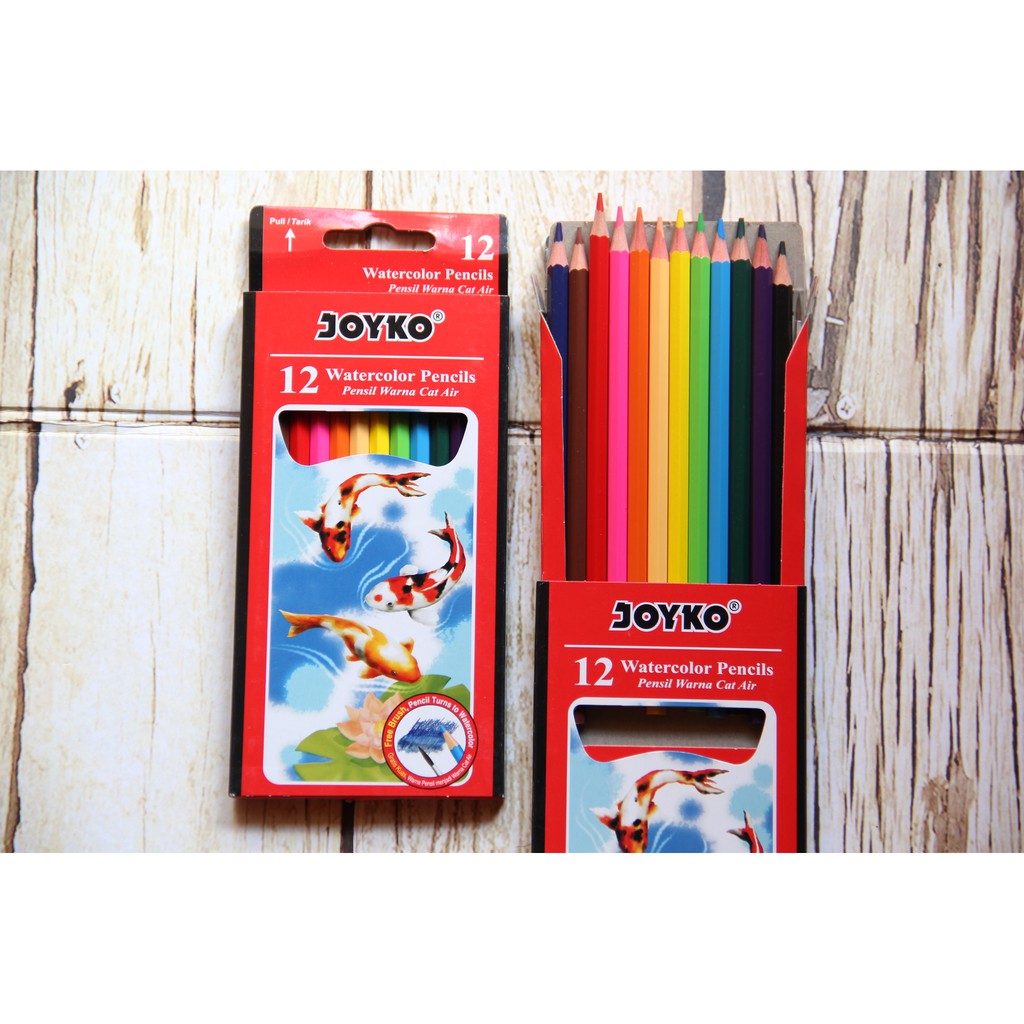 Pensil Warna Joyko 12 Water Color WCP-110