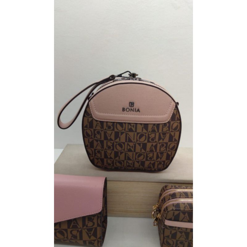 bonia sonia monogram croco jastip disc ori