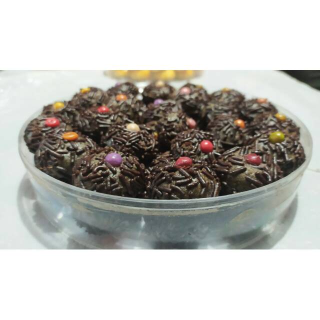 

Chocoball cookies / sugarless cookies /kue bola coklat 500gr