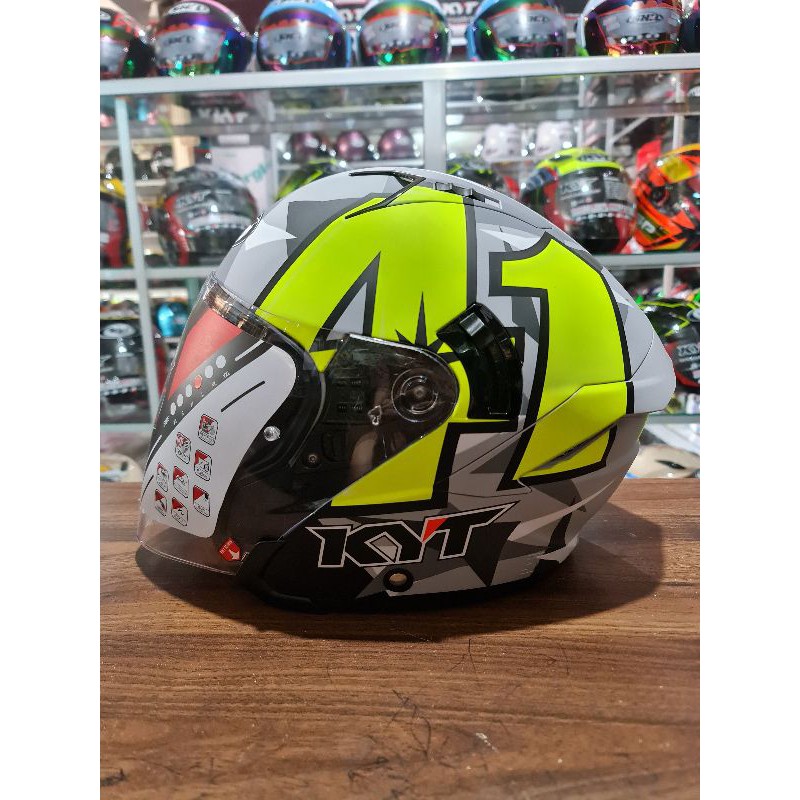 Helm KYT NFJ Espargaro Black doff