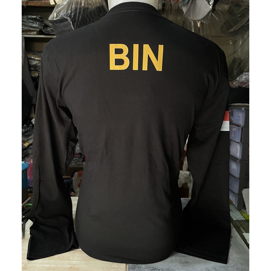 Kaos Katun BIN (Panjang) - Kaos BIN - Kaos BIN Indonesia