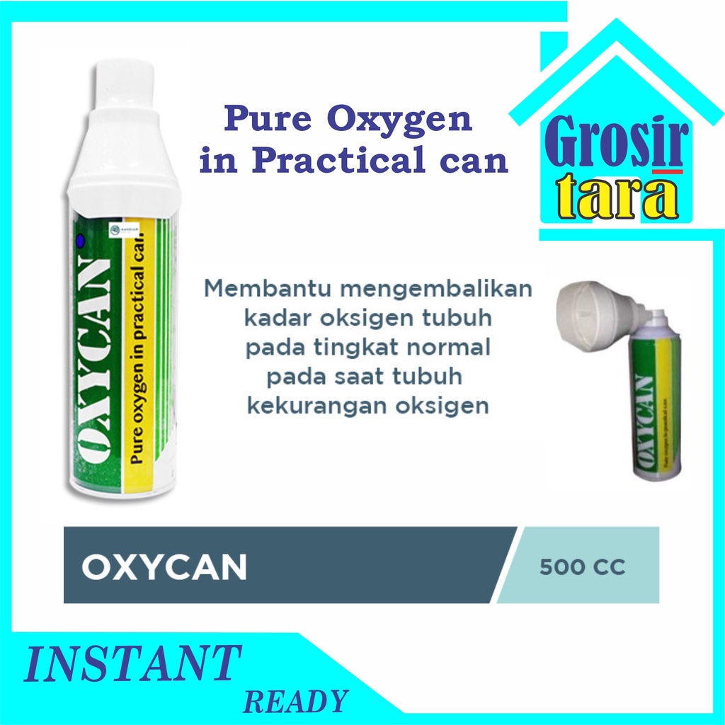 Oxycan Green Kaleng 500 cc Oksigen Portable 500cc