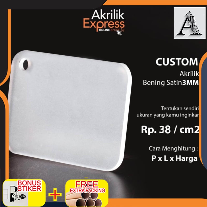 

Murah Custpm akrilik satin 5mm