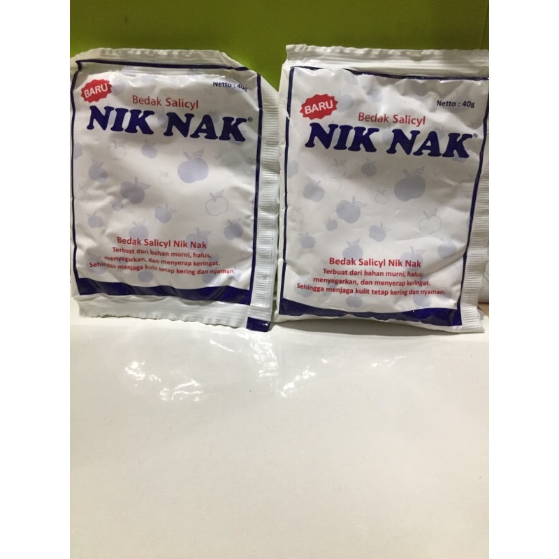 Bedak Salicyl Nik Nak Sachet Gatal Biang Keringat