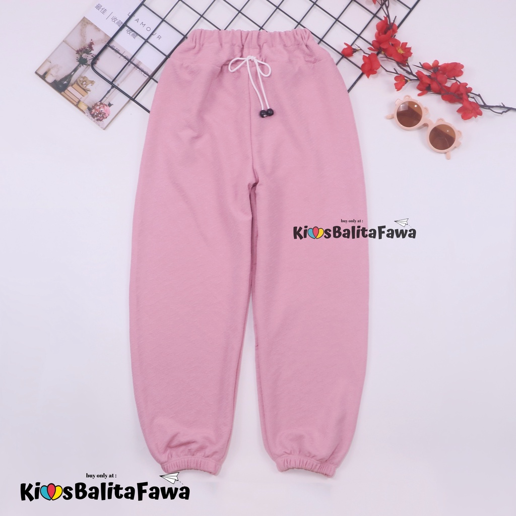 (UNIVERSAL) Jogger Molly Uk 1-12 Tahun / Joger Pants Anak Perempuan Cowok Murah Celana Panjang Polos