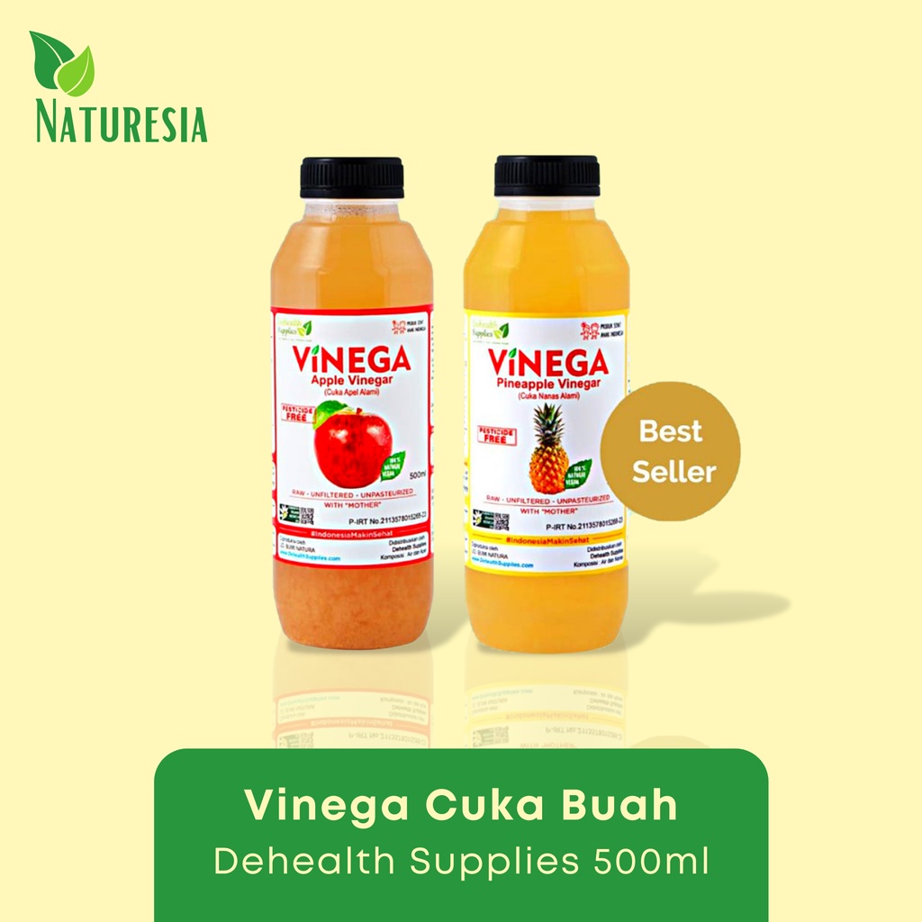 

Dehealth supplies vinega cuka sari apel nanas murni organik original halal aple apple cider vinegar
