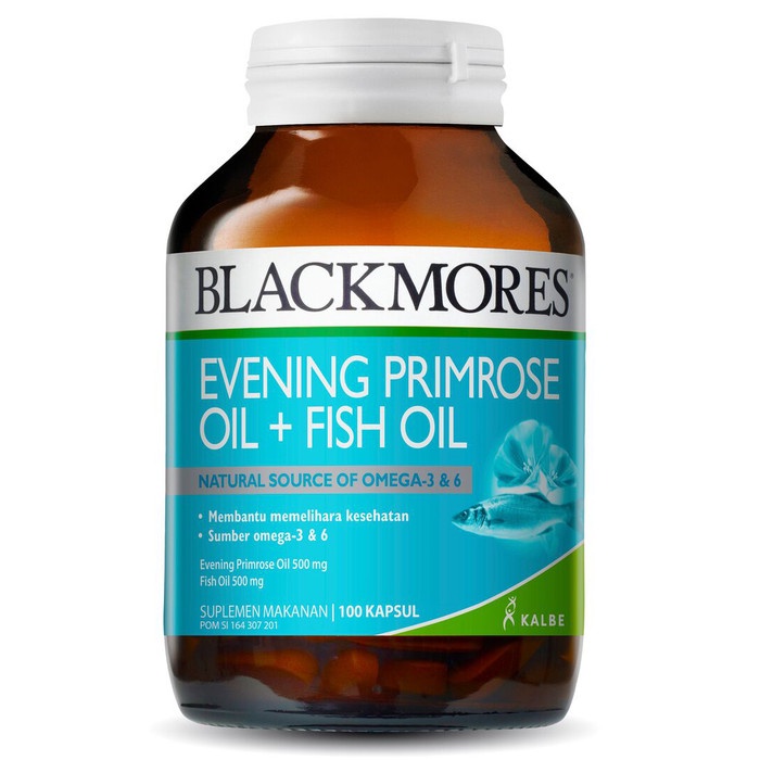 MENOPAUSEOBAT- BLACKMORES EVENING PRIMROSE OIL PLUS FISH OIL 100 CAPSULE -OBAT-MENOPAUSE.