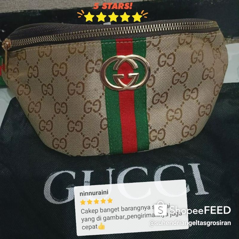 G8036 WAIST BAG TAS PINGGANG CANVAS SUPER WAISTBAG