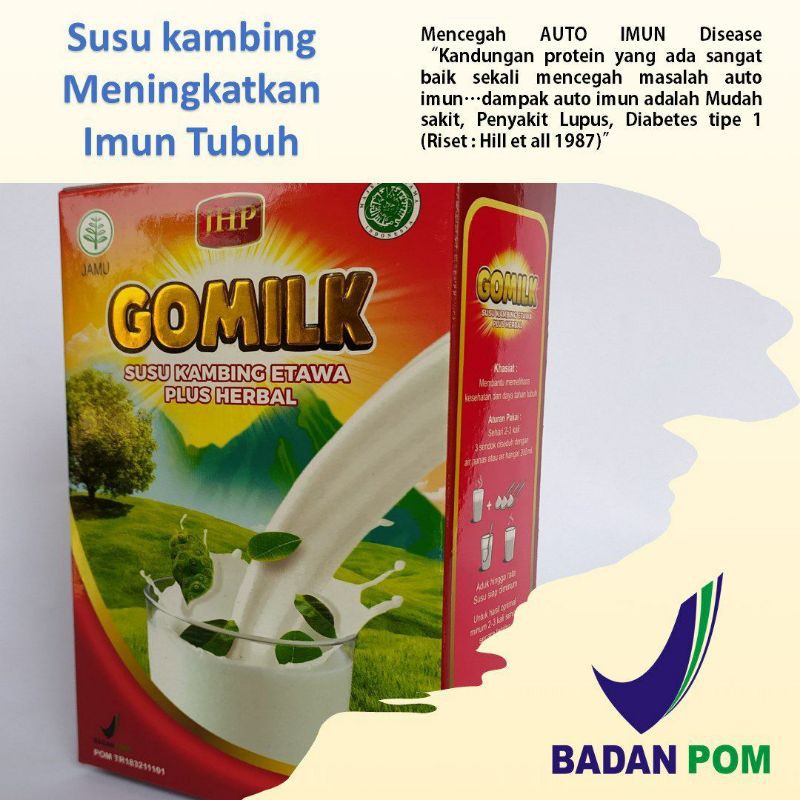 

Susu Kambing Etawa Gomilk Herbal