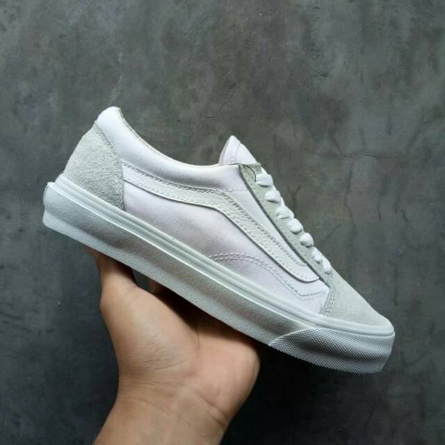 full white vans