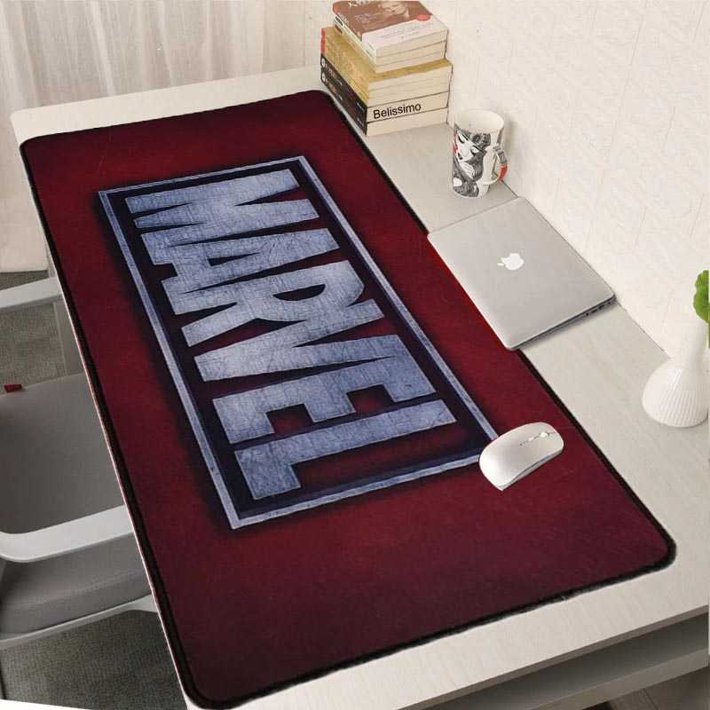 Mouse Pad Gaming XL Desk Mat | Alas Mouse Ukuran Besar Motif Marvel 30 x 70 cm Anti Slip