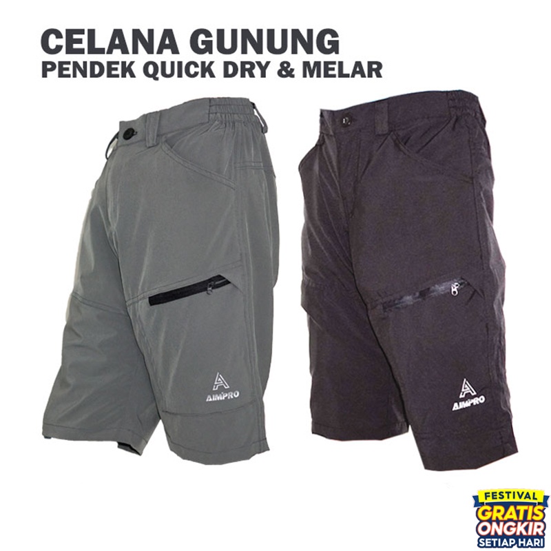 CELANA PENDEK PRIA CARGO GUNUNG PDL ORIGINAL AIMPRO - CELANA GUNUNG MURAH