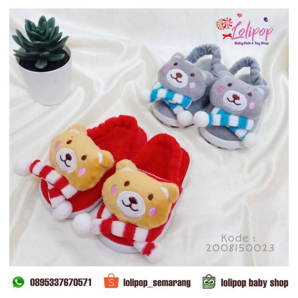 Sepatu Sandal Bayi Baby Shoes Cewek Bear