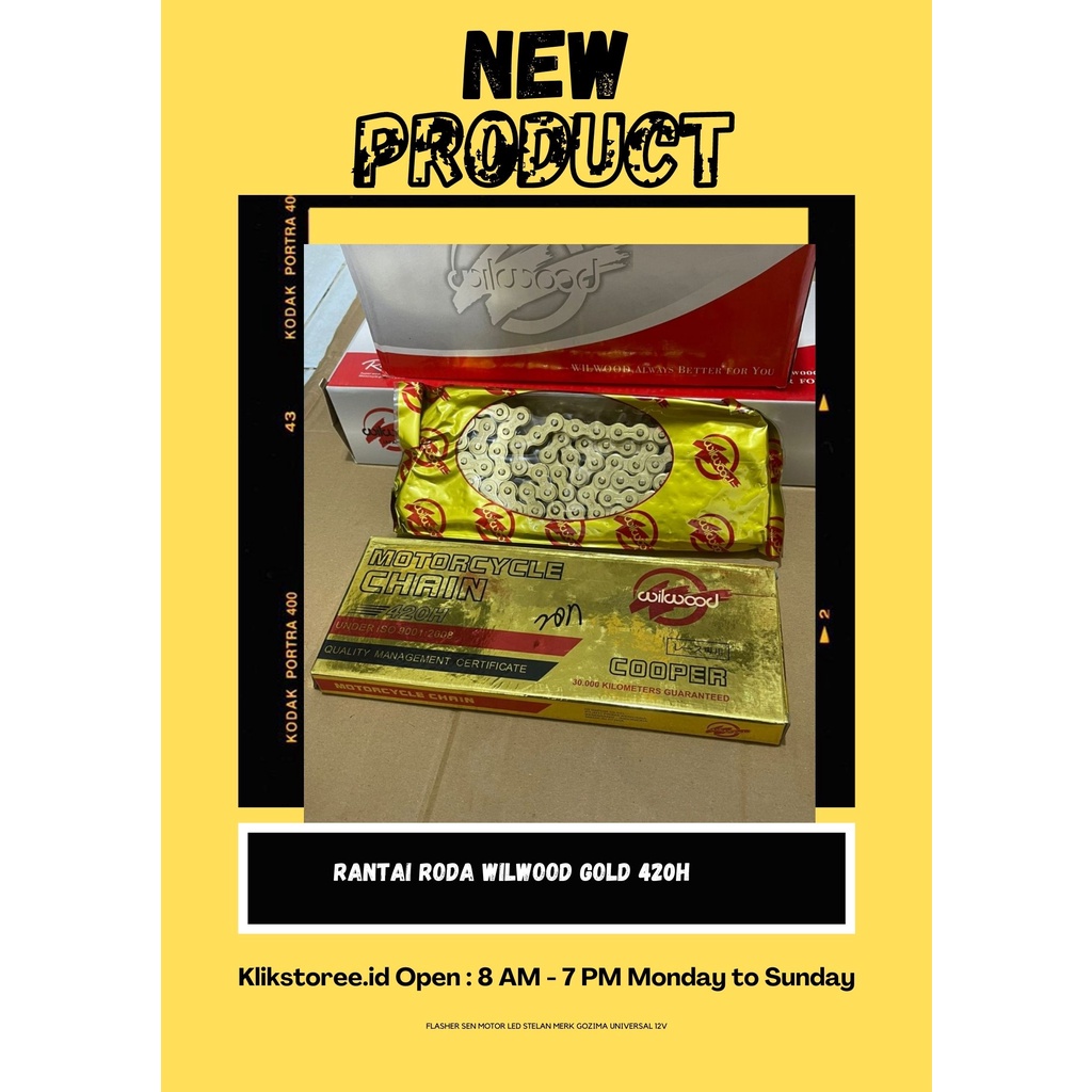 RANTAI RODA WILWOOD GOLD 420H