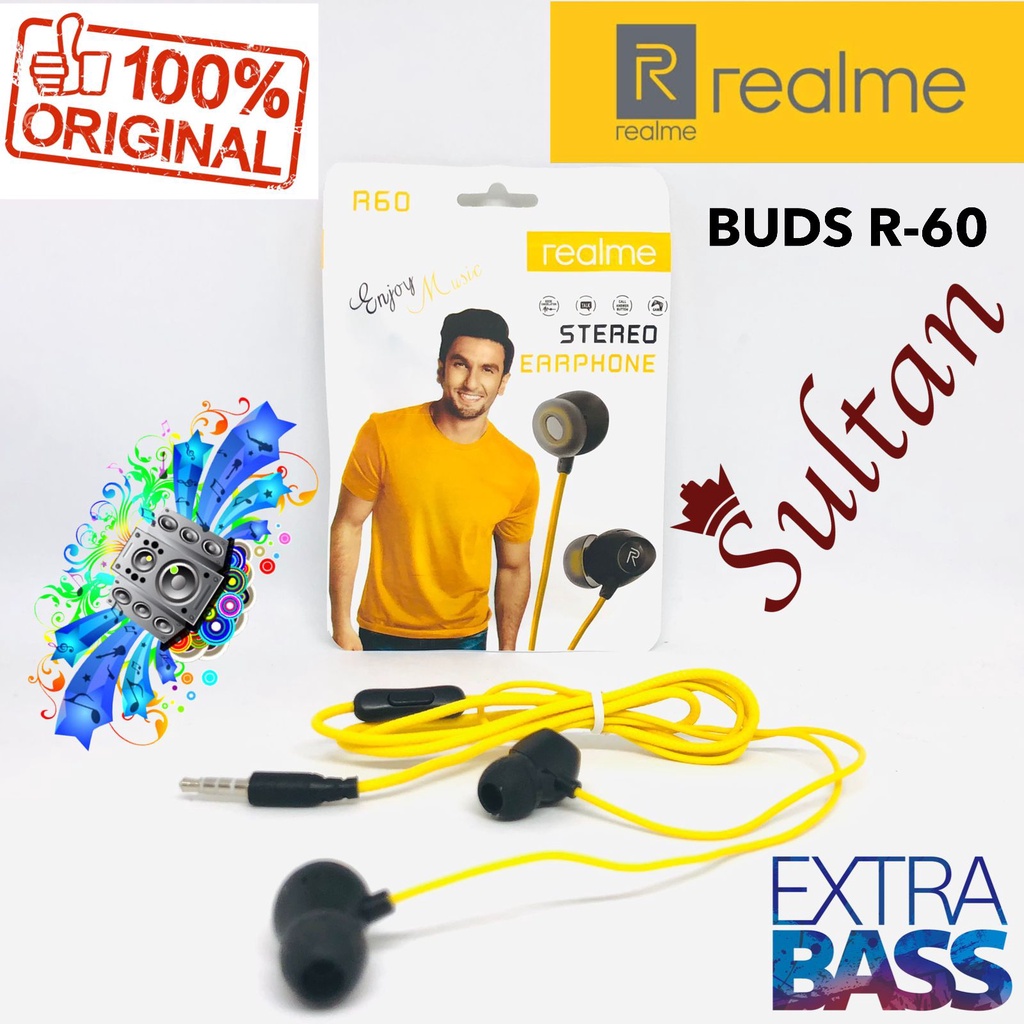 headphone earphone headset realme R60