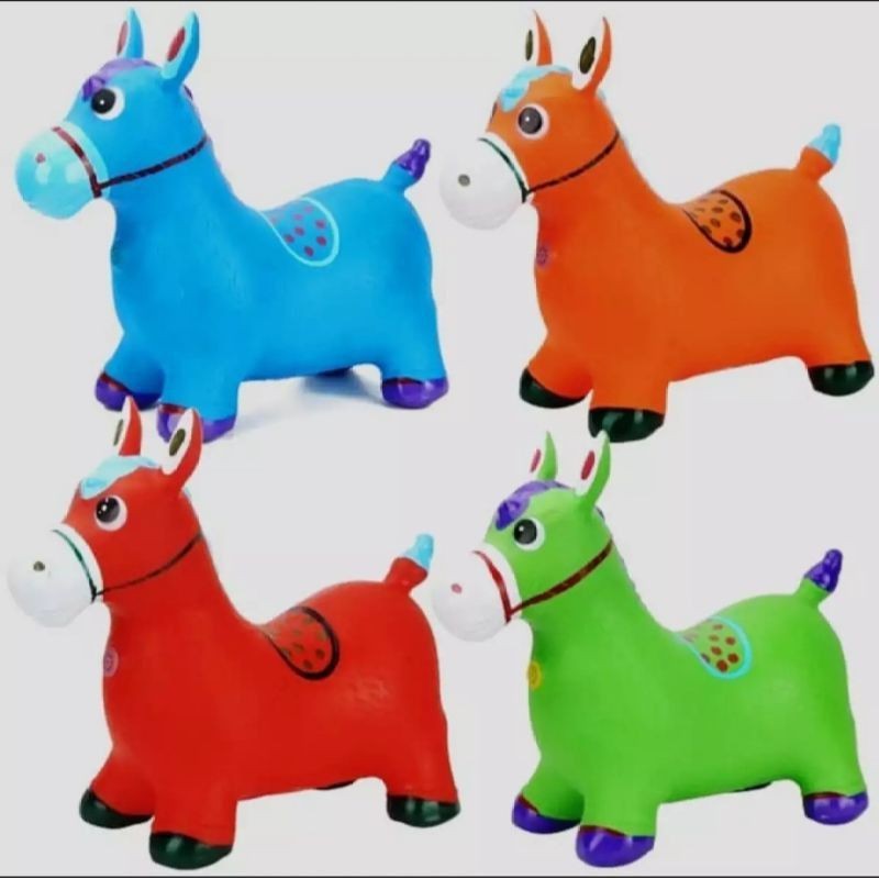 Mainan Kuda,Sapi,Rusa Karet Bisa di Duduki