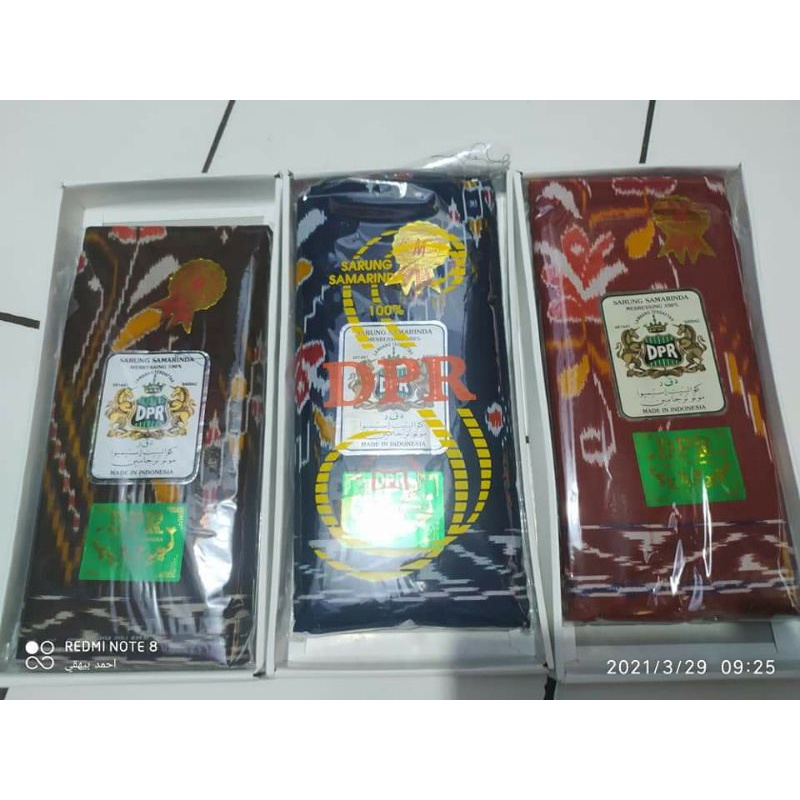 SARUNG DPR Motif PGR/Kecubung Asli 100%