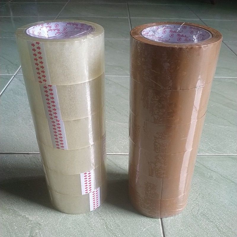 

lakban bening/coklat 90yards