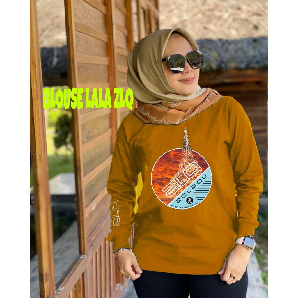 BLOUSE LALA ZLQ JUMBO / ATASAN WANITA SIZE XXL / BJU WANITA BIG SIZE