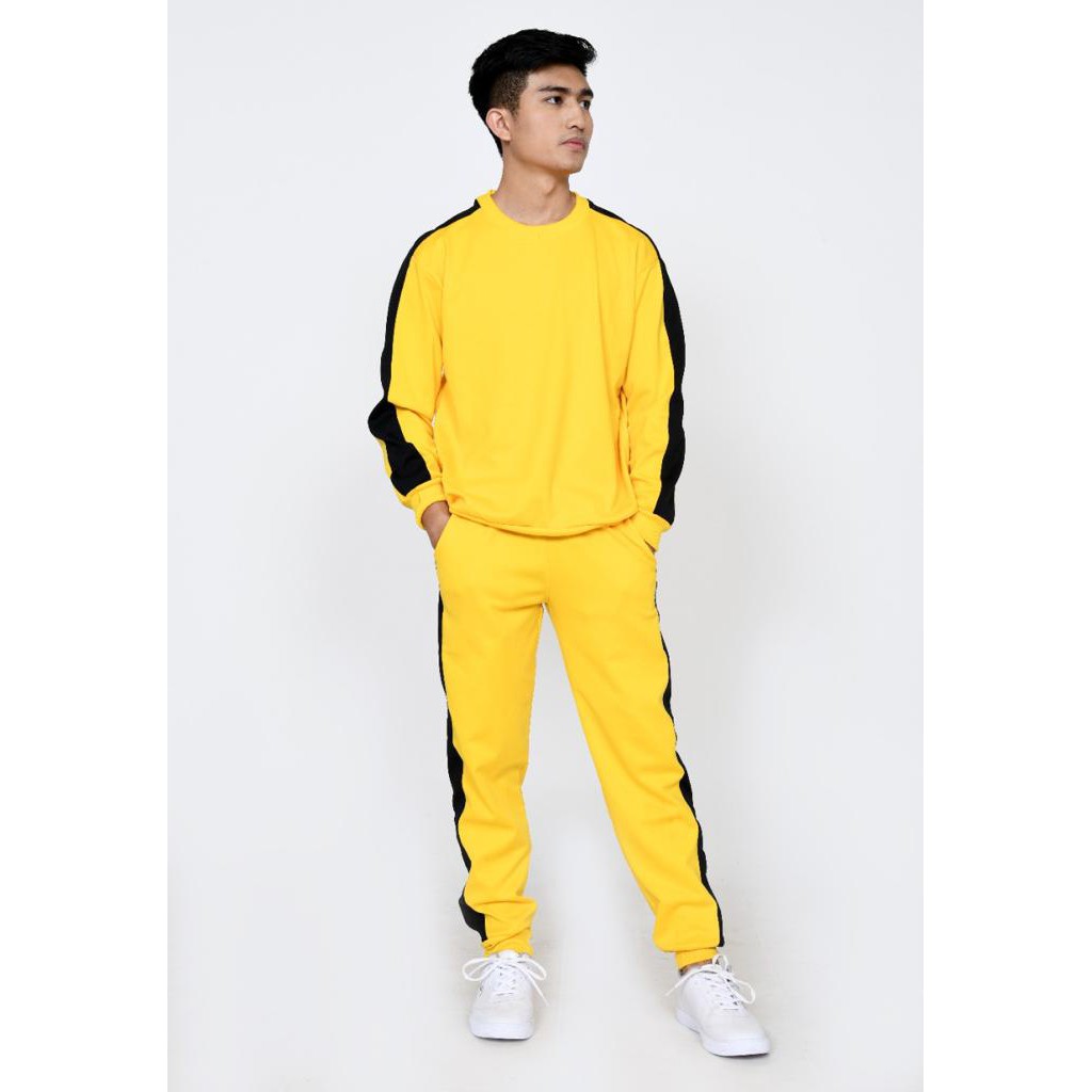 BISA COD / ALIPIO FASHION - SETELAN PARAGON PANJANG / fashion pria / sweater / jogger pria / model terbaru