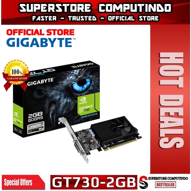 VGA Gigabyte GT 730 /GT730 2GB DDR5 LP-Gigabyte Geforce GT730 DDR5 2GB