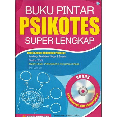 BUKU PINTAR PSIKOTES SUPER LENGKAP