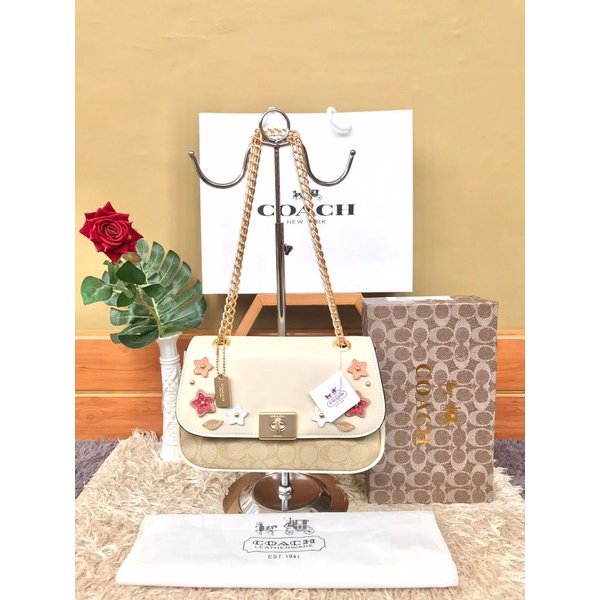 TERMURAHTAS SELEMPANG COACH CASSY BRANDED/TAS COACH WANITA IMPORT FREE BOX /TAS CEWEK FASHION IMPORT