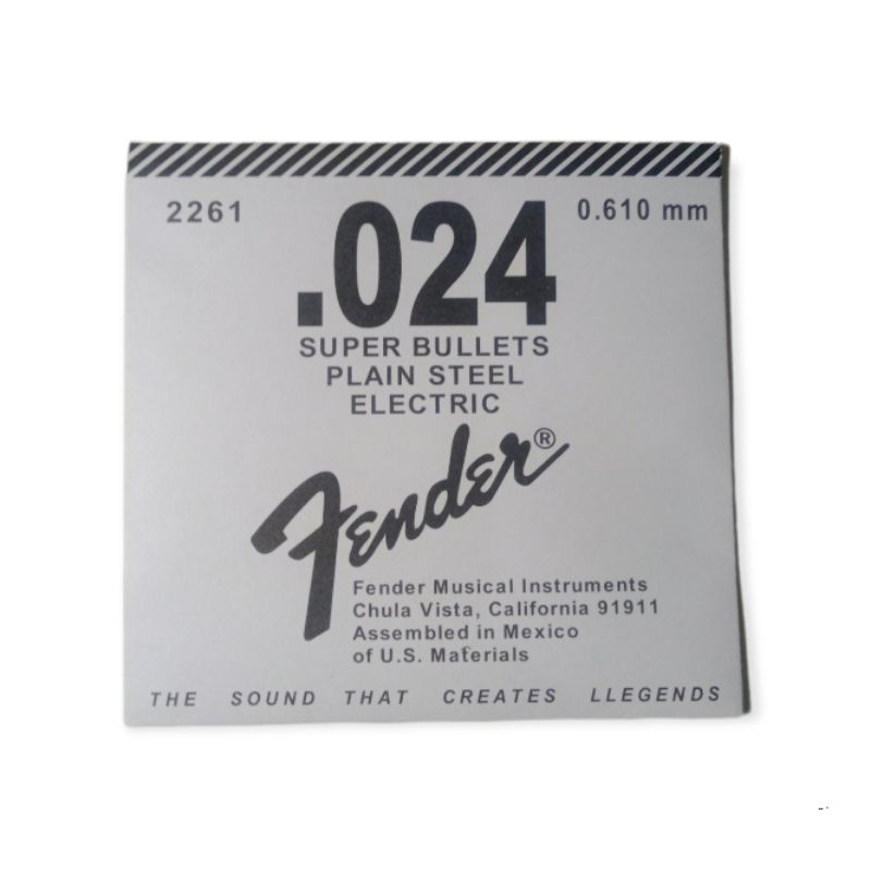 Senar Gitar Fender Lusinan No.4 ( isi 12.pcs )