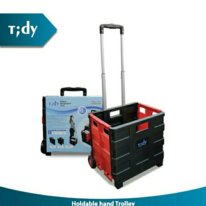 Tidy Trolly Barang Lipat/Trolly Galon/Foldable Hand Trolly 25 Kg