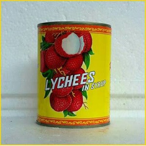 

lychees in syrup / buah kaleng leci merk herring