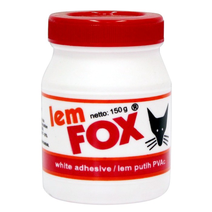 

Lem Fox PVAc Botol 150g Original Putih