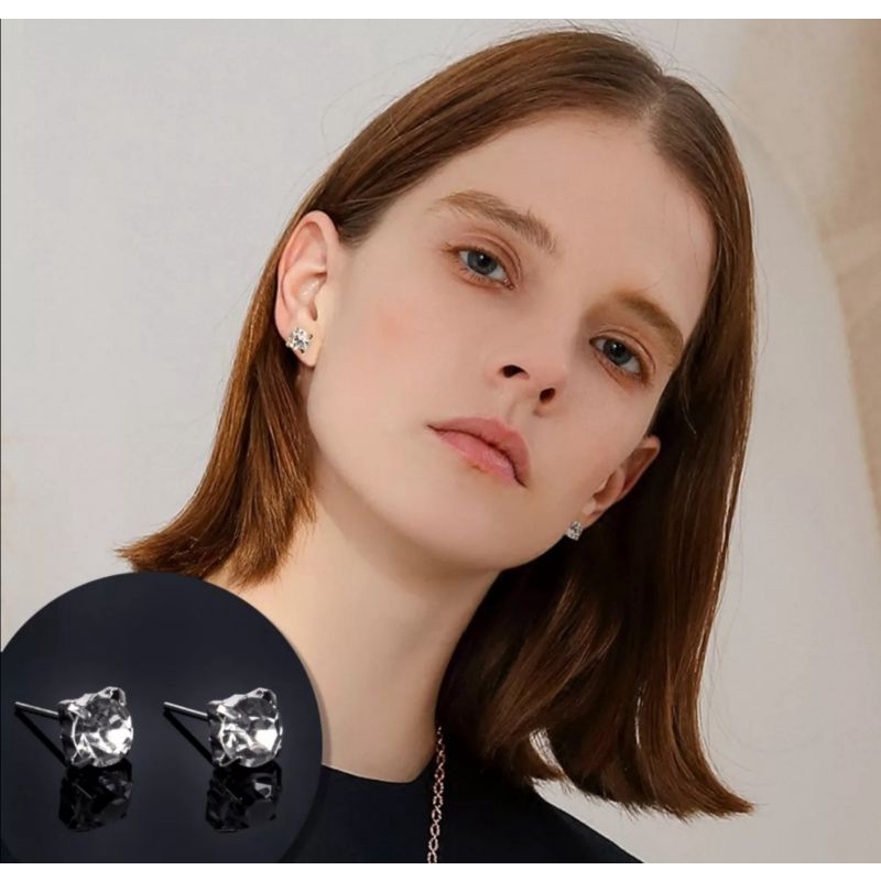 Set anting 12 pasang Diamond Crystal modis love you