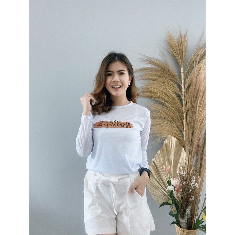 kaos Longsleeve Girl Boss