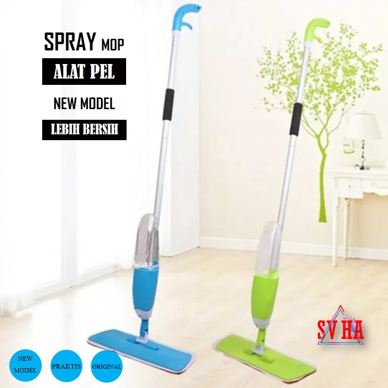 Alat Pel Lantai Semprot Otomatis Water Spray Mop Pembersih Lantai